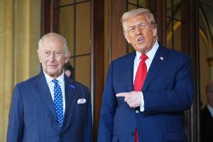 Trump bezeichnet den König als "Freund". (Archivbild)