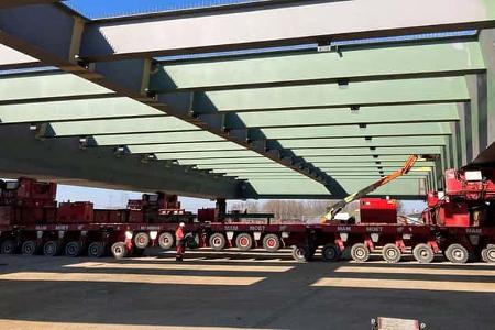 Leverkusen Brückeneinschub