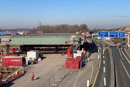 Leverkusen Brückeneinschub