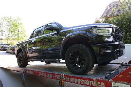 Auch dieses Auto wurde beschlagnahmt.