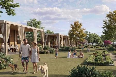 hu Eraclea Mare, Campingplatz, Zeichnungen, Venetien