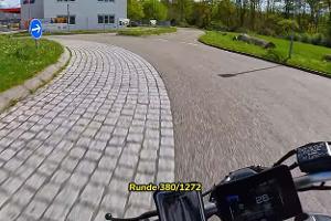Motorrad Kreisverkehr
