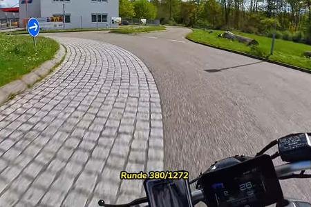 Motorrad Kreisverkehr