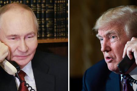 Kremlchef Wladimir Putin und US-Präsident Trump haben erneut miteinander telefoniert. (Archivbild)