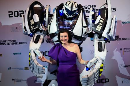 Digitalministerin Dorothee Bär (CSU) verkündete den Hauptgewinner. 