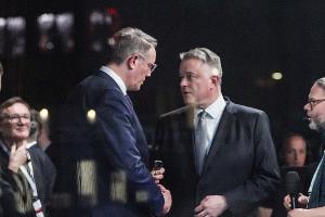 Die Verhandlungsführer Alexander Schweitzer (SPD/links) und Gordon Schnieder (CDU) sind übereingekommen. (Archivbild) 