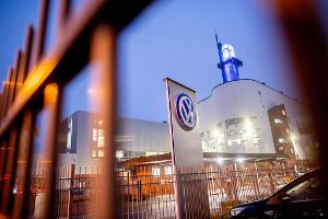 Blick auf das VW-Werk Osnabrück.
