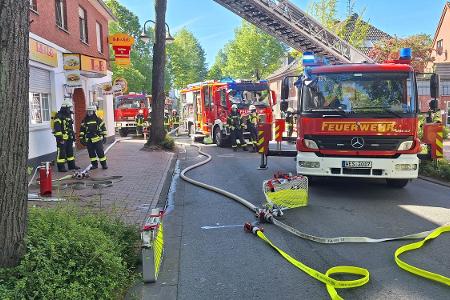 Löscheinsatz auf der Hochstraße
