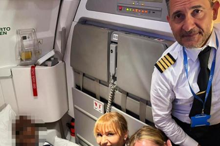 Auf dem Flug aus dem Senegal nach Italien hat eine Passagierin ein Kind zur Welt gebracht. (Foto: Handout)