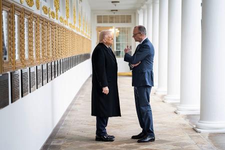 Verhältnis zwischen Trump und Merz verschlechtert sich. (Archivbild)