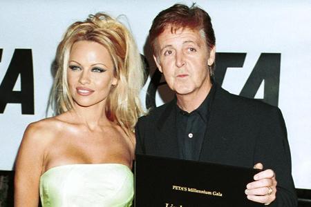 Pamela Anderson und Paul McCartney