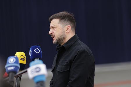 Russland ist nicht mehr so stark wie früher, sagte der ukrainische Präsident Selenskyj.