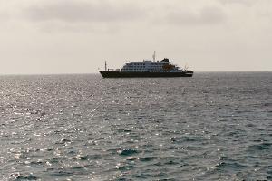 Auf dem Schiff hat es möglicherweise einen Virusausbruch gegeben. 