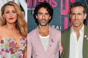 Blake Lively (links) und Justin Baldoni (Mitte) legen ihren Gerichtsstreit bei. (Archivbilder)