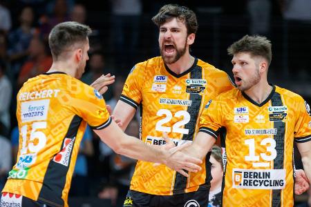 Volleys mit Meister-Matchball: 