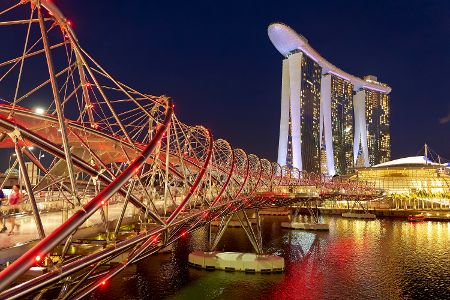 Helix Bridge, Singapur