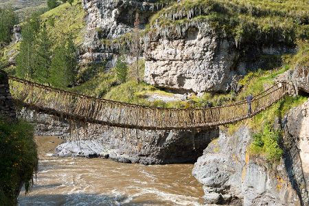 Q’eswachaka-Seilbrücke, Peru