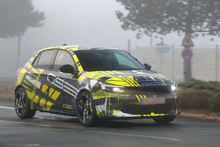 Erlkönig Opel Corsa GSE