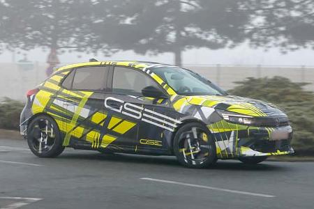 Erlkönig Opel Corsa GSE