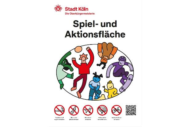 So sollte das Spielplatz-Schild mal aussehen - nun ist es Geschichte. (Handout)