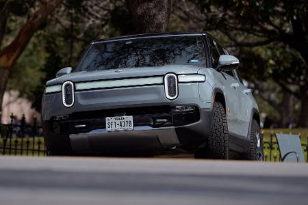 Rivian fordert mit seinen Fahrzeugen Tesla in den USA heraus. (Archivbild)
