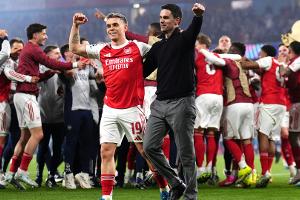 "Unbeschreiblich": Arsenal tanzt im Regen