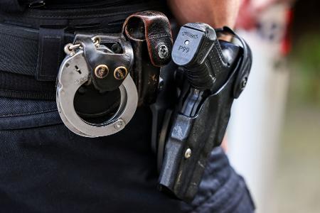 Zwei Polizisten erschießen einen Hund bei einem Einsatz im Kreis Harburg. (Symbolbild)