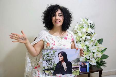 Unterstützer fürchten um das Leben von Narges Mohammadi. (Archivbild)