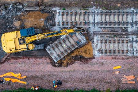 Im Schienennetz der Bahn wird an vielen Stellen gebaut. Das Problem: Das Netz ist einem so schlechten Zustand, dass damit bislang nur der Ist-Zustand beibehalten werden kann. (Archivbild)