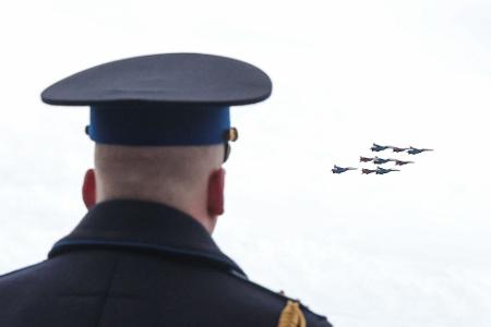 Am Tag des Sieges war die Lage angespannt in Russland.