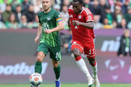 Olise mit Traumtor: Bayern ringen starke Wolfsburger nieder