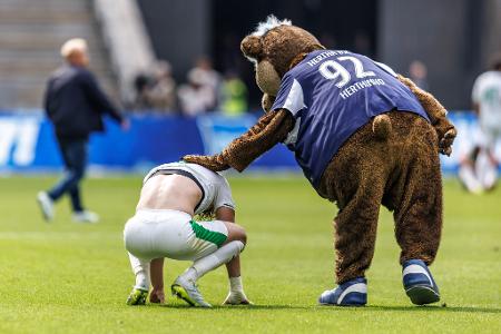Fürth vor Abstieg: Herthinho tröstet Reno Münz