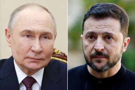 Putin ist bereit für direkte Gespräche mit Selenskyj - allerdings nur in Moskau. 