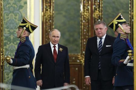 Der slowakische Ministerpräsident Fico verteidigte seinen Besuch in Moskau. 