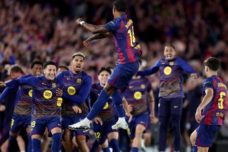 Krönung im Clásico: Flick mit Barca wieder Meister