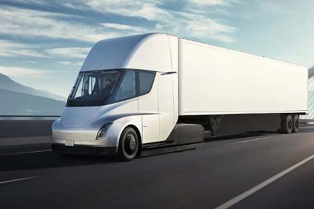 08/2022, Tesla Semi Elektro Lkw Lastwagen Sattelschlepper
