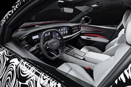 Ein erster Blick in den Innenraum des neuen Audi Q9