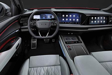 Ein erster Blick in den Innenraum des neuen Audi Q9