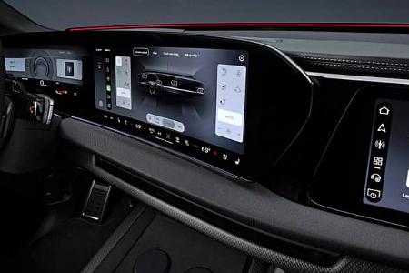 Ein erster Blick in den Innenraum des neuen Audi Q9