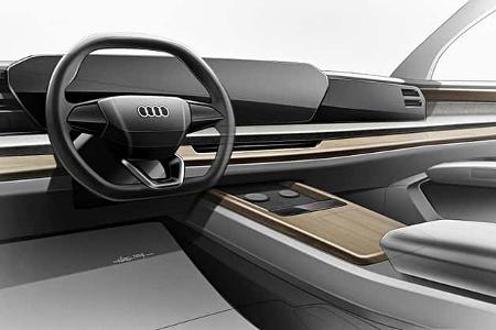Ein erster Blick in den Innenraum des neuen Audi Q9