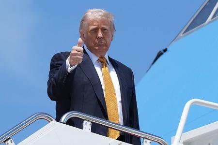 Trump brach in der Air Force One von Washington aus auf nach Peking. (Archivbild) 