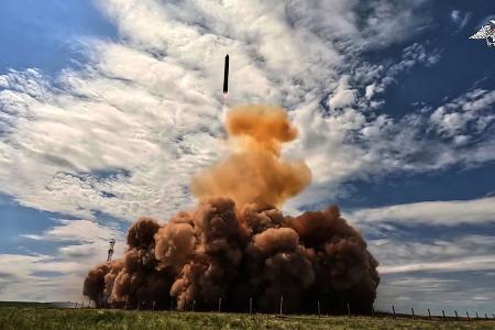 Demonstrativ testete Russland eine neue Atomrakete. 