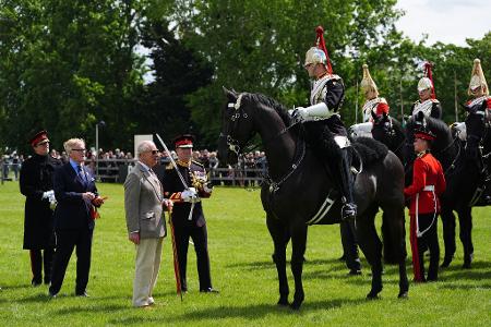 König Charles III. bei der Royal Windsor Horse Show.