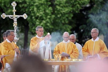 Zum Abschluss des Katholikentags gab es noch einen großen Gottesdienst. 