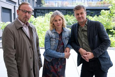 So spielte Held (l) für das ZDF in der Krimireihe 