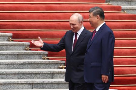 Putin warb in Peking auch für mehr Energie-Lieferungen aus Russland. 