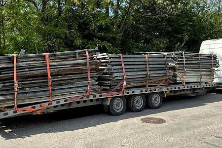 Transporter Anhänger überladen Österreich