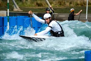 Kanuten testen Olympiastrecke in Oklahoma City