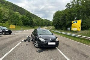 Verunfallter PKW