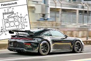 Luft-Patent + Erlkönig Porsche 911 GT4